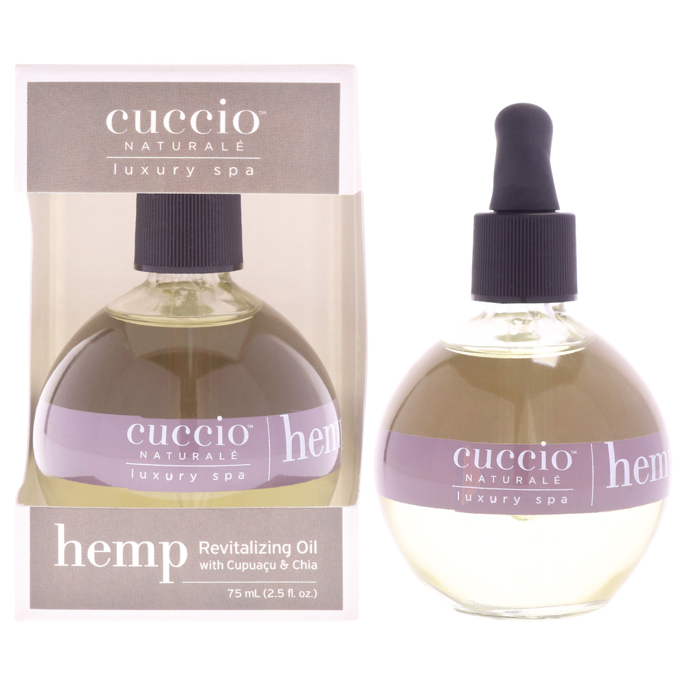 Hemp Revitalizing Oil by Cuccio Naturale for Unisex - 2.5 oz Oil